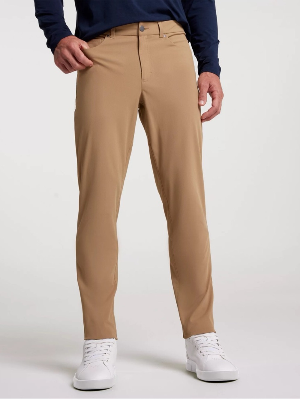 VRST Men's Chino Pants in Tan - Performance Stretch